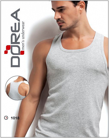 Майка мужская серая рибана DOREA